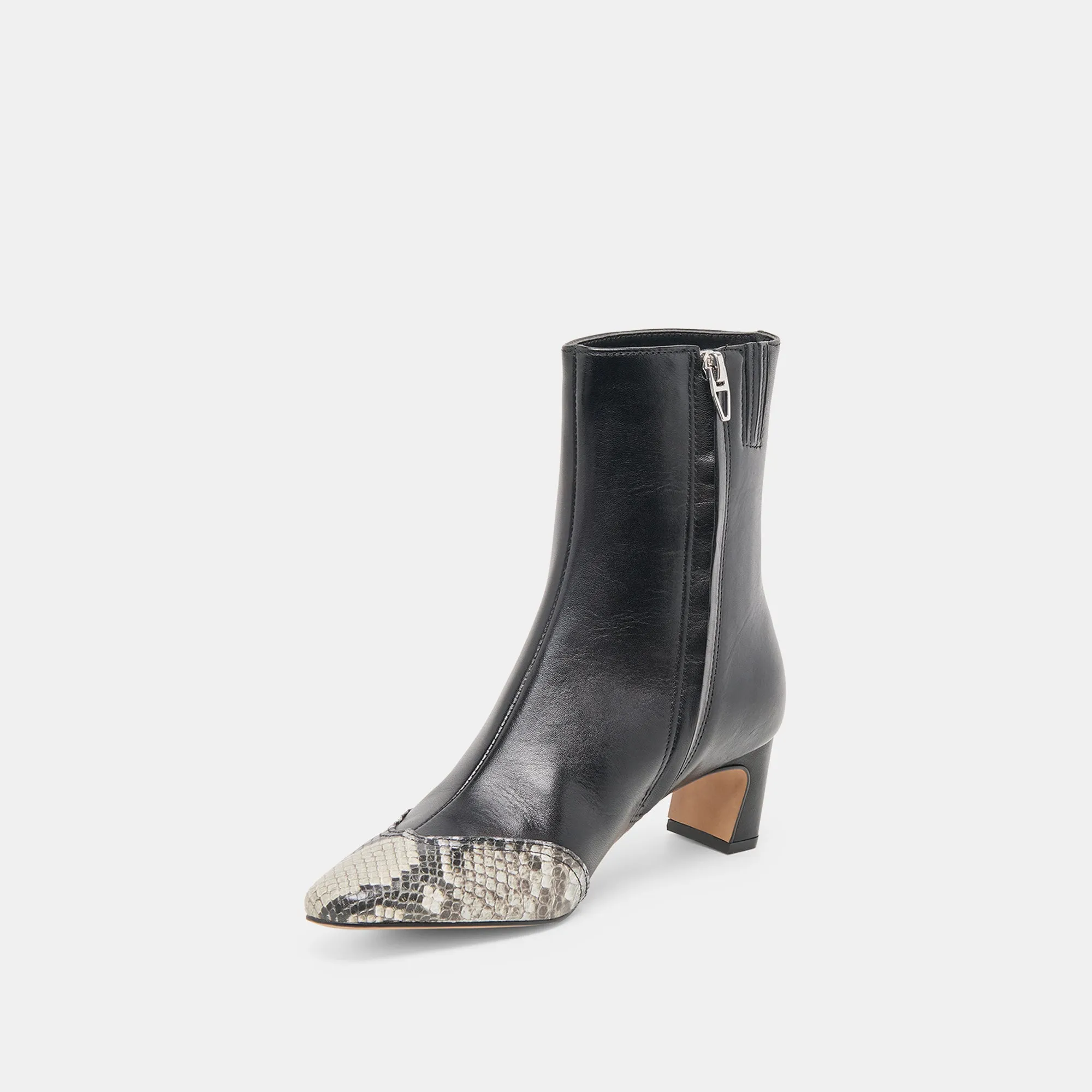 Chelsea Boots Leather ANIKA BOOTS BLACK MULTI LEATHER