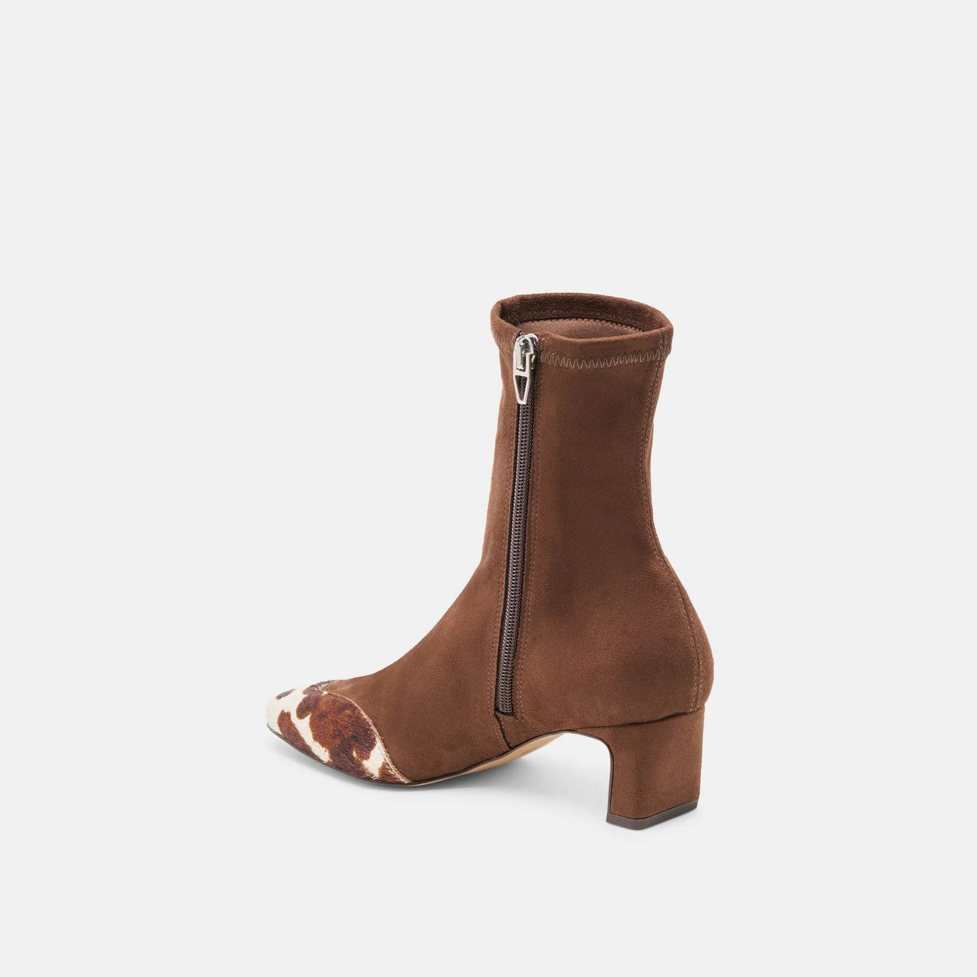 Portland Leather Boots ANIKA BOOTS DK BROWN MULTI STELLA SUEDE