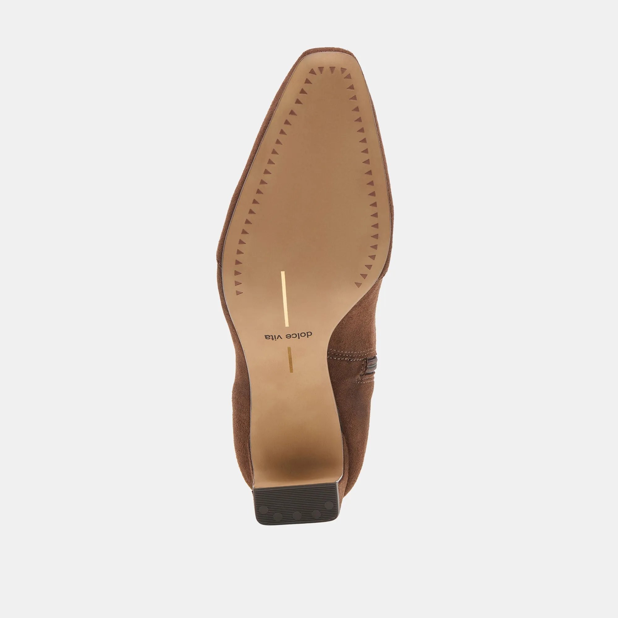 Boots Cap Toe ANIKA BOOTS DK BROWN STELLA SUEDE