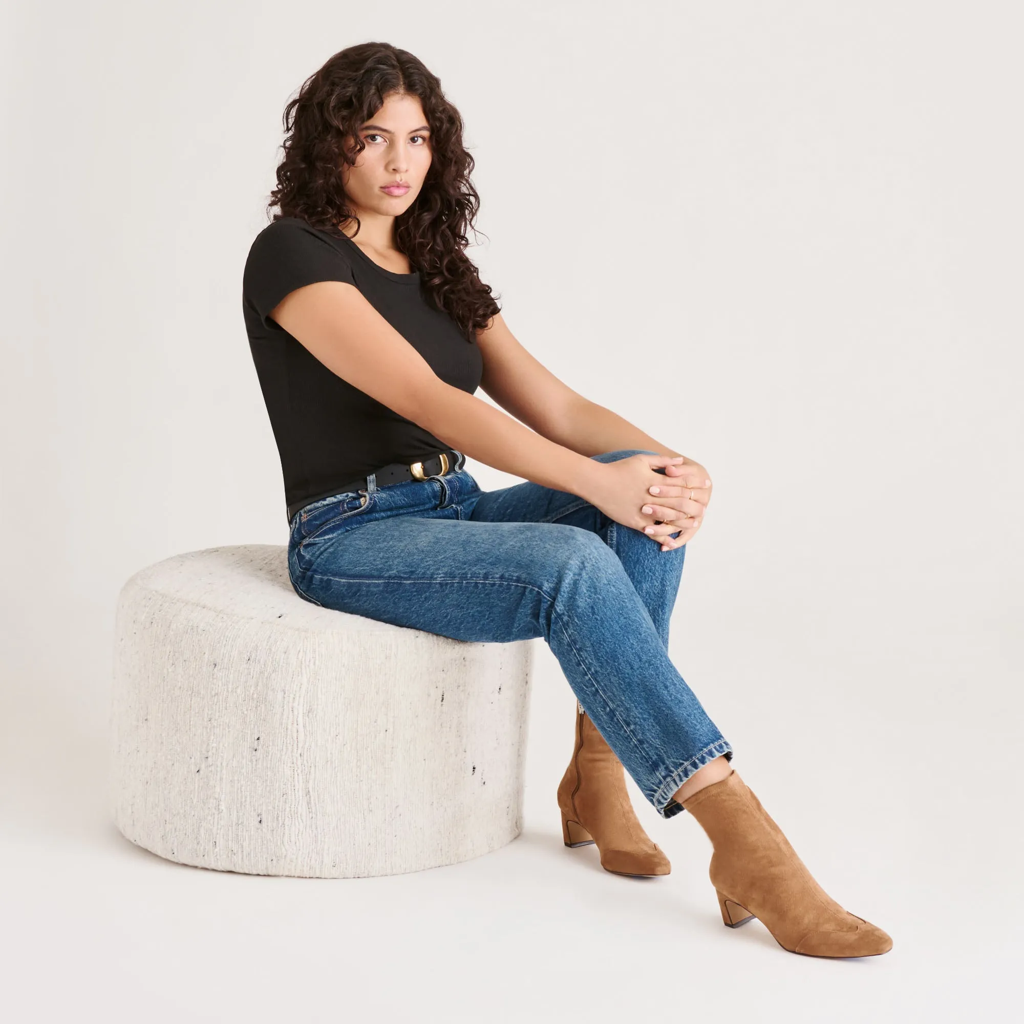 Yellow Boots ANIKA BOOTS LT BROWN STELLA SUEDE