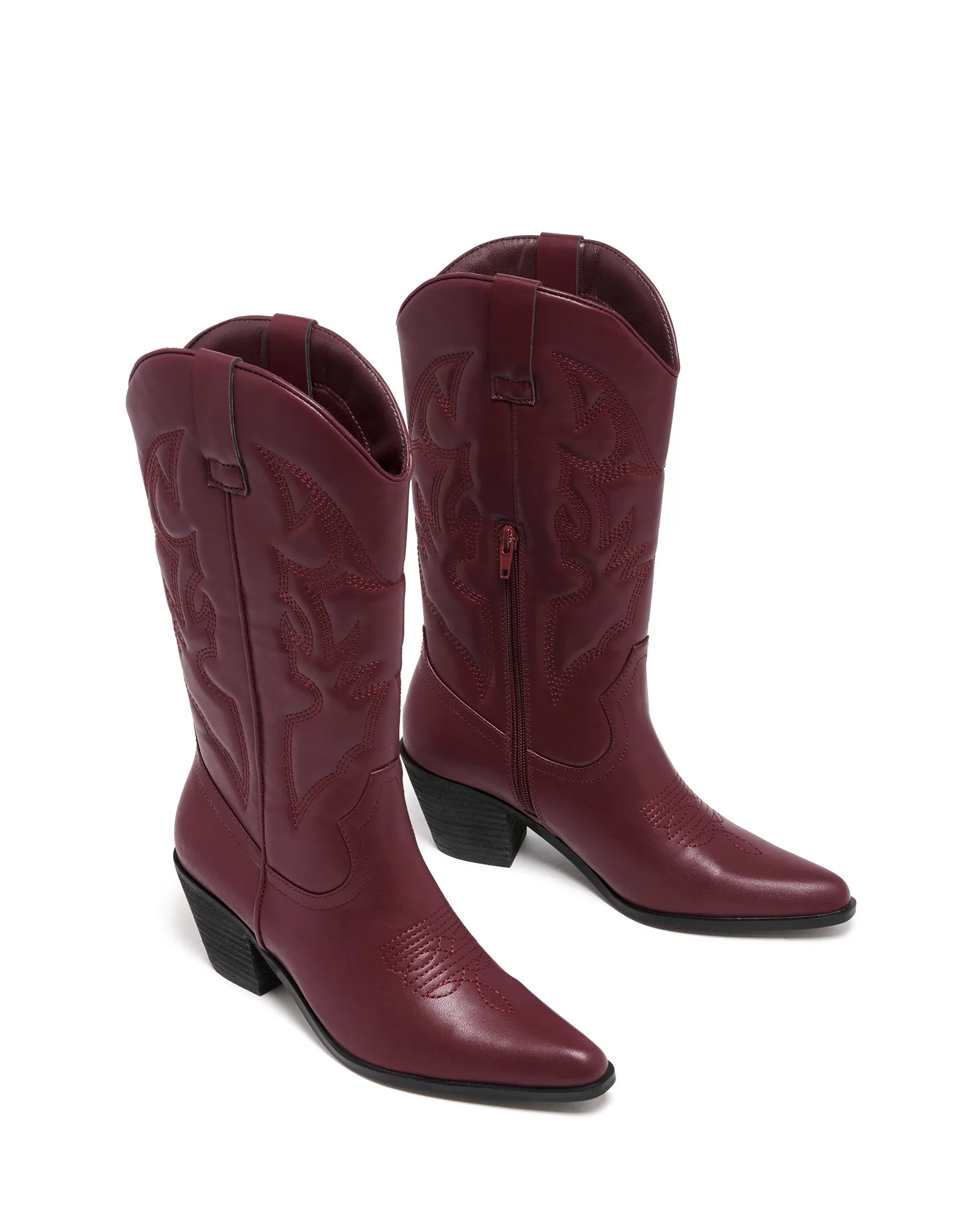 Boots Riding Clayton Cowboy Boot Bordeaux