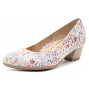 Ara Cardea Multicolor Leather Pump (Women's) Slip On Brogues