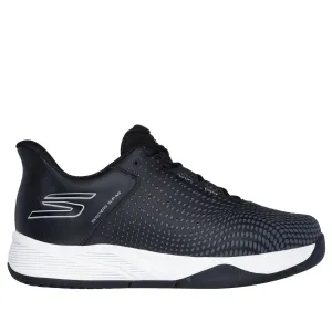 Allswifit Slip On Walking Shoes Men's Skechers Slip-ins Relaxed Fit: Viper Court Reload Black/White