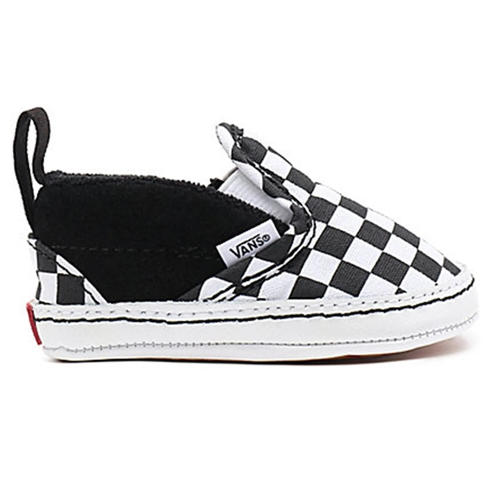 Foam Sneakers VANS IN Slip-On V Crib Sneakers Checker Black/True White