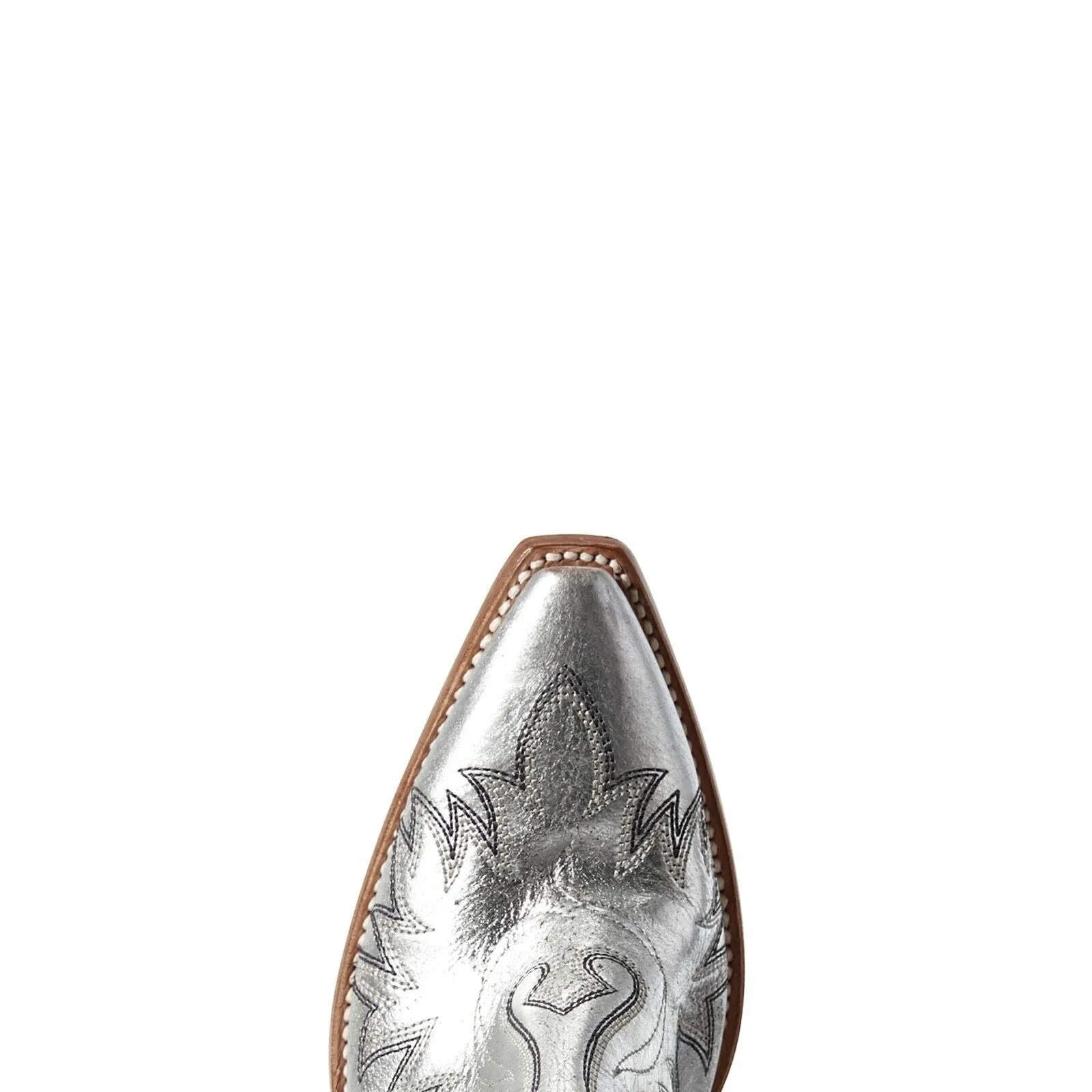 Boots And Bondage Ariat Ladies Dixon Silver Metallic Western Ankle Boots 10029652