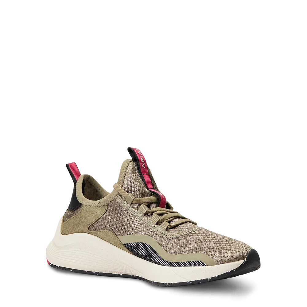 Jeans With Tennis Shoes Ariat Ladies Ignite Eco Olive Green Lace Up Shoes 10040406