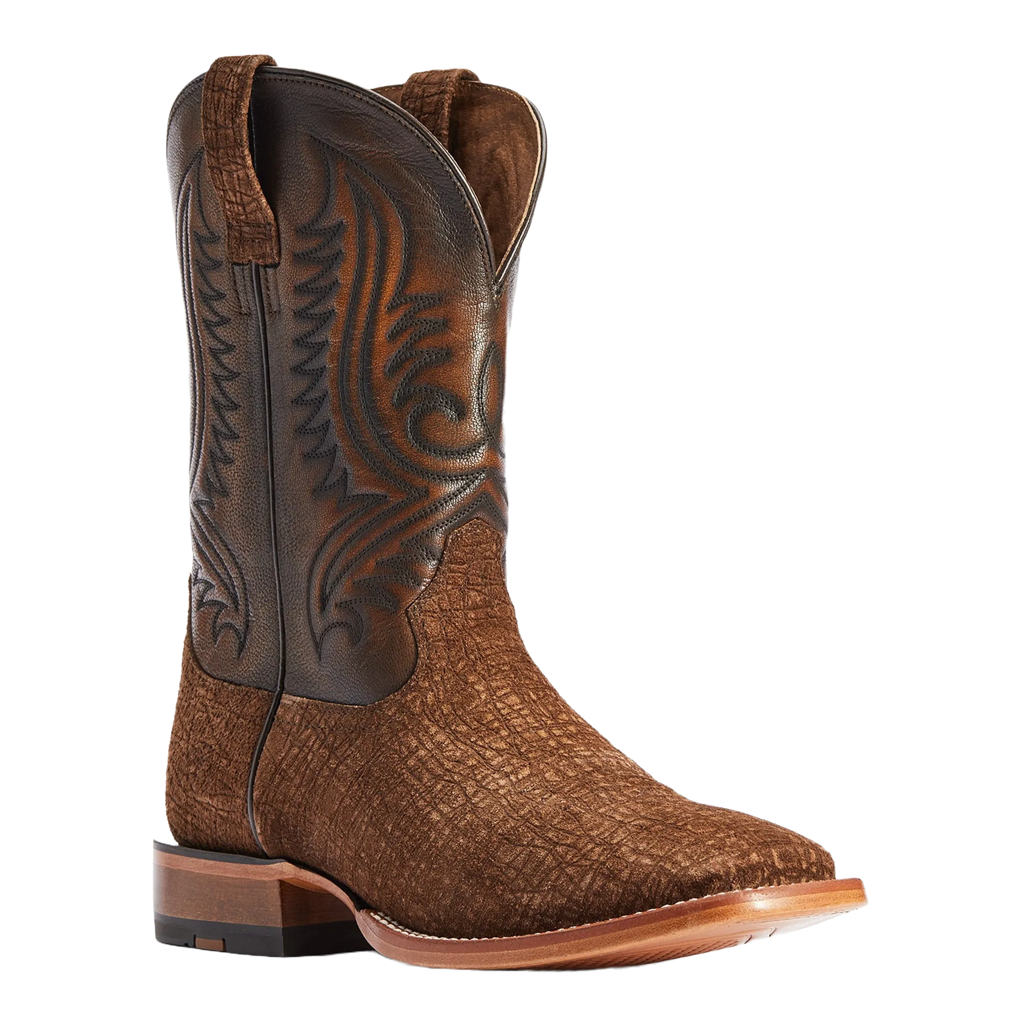 Ariat Men's Circuit Paxton Tan Hippo Print Square Toe Boots 10042407 Wader Boots