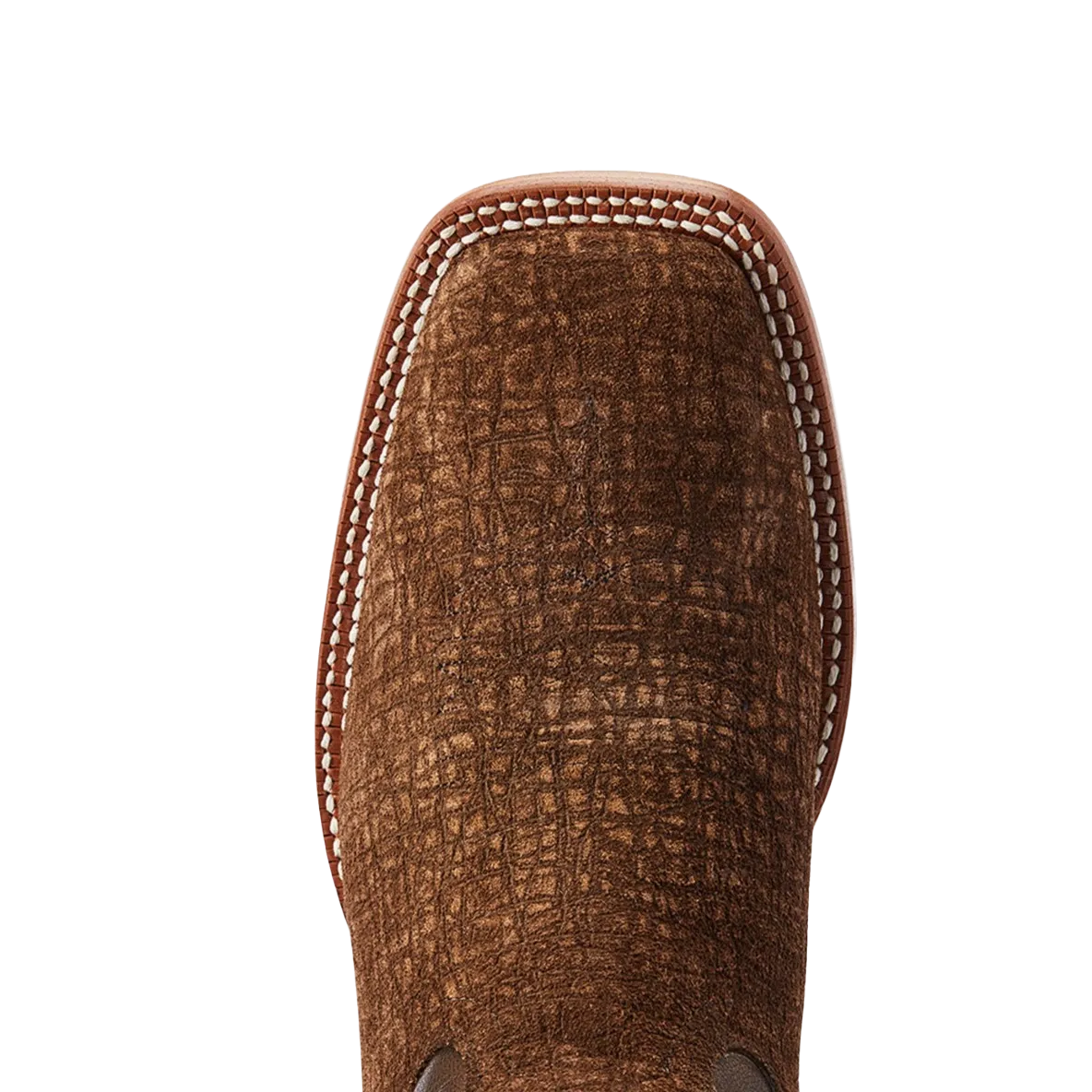 Ariat Men's Circuit Paxton Tan Hippo Print Square Toe Boots 10042407 Boots With Narrow Calf