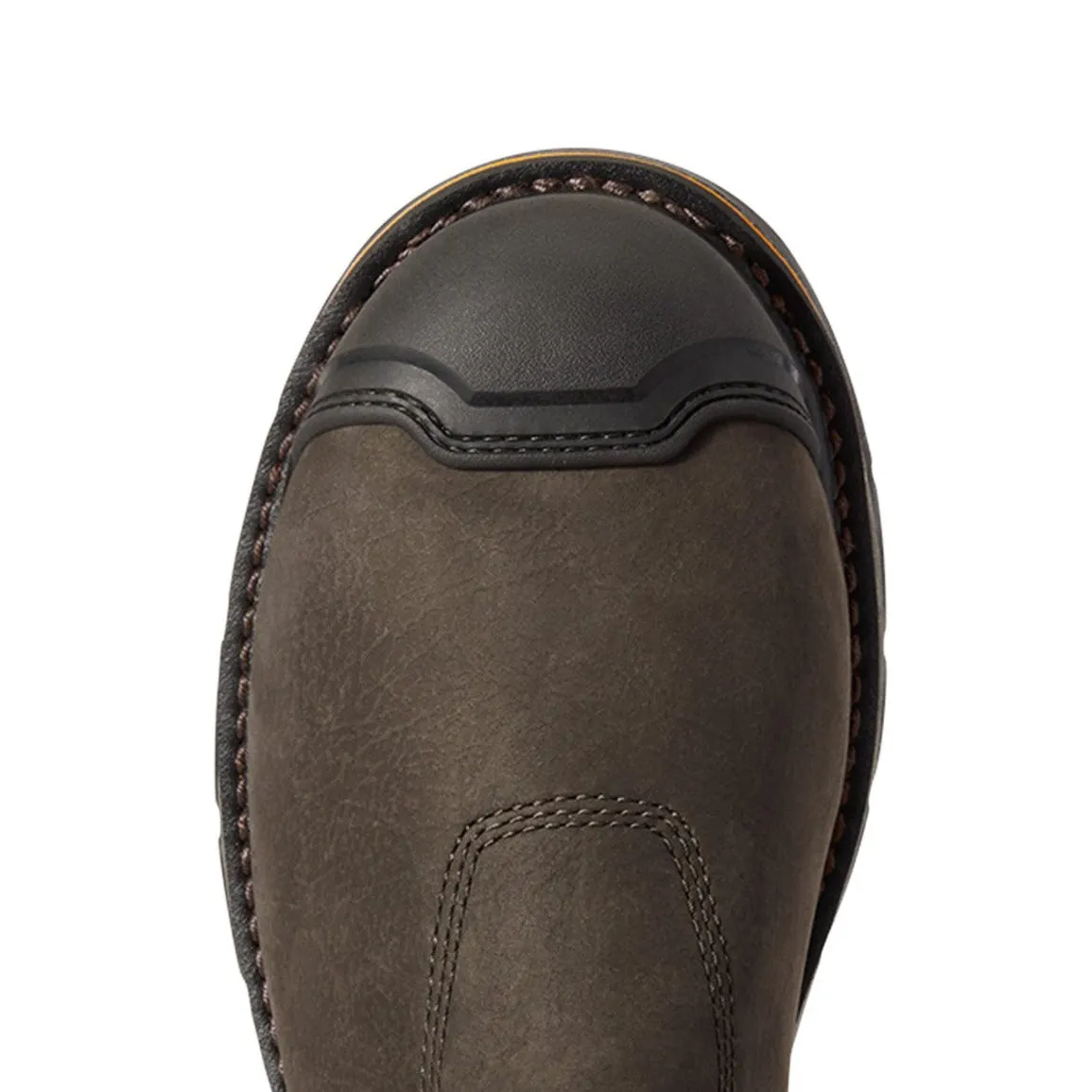 Maroon Cowgirl Boots Ariat Men's Stump Jumper Pull-On Composite Toe Coffee Boots 10038282