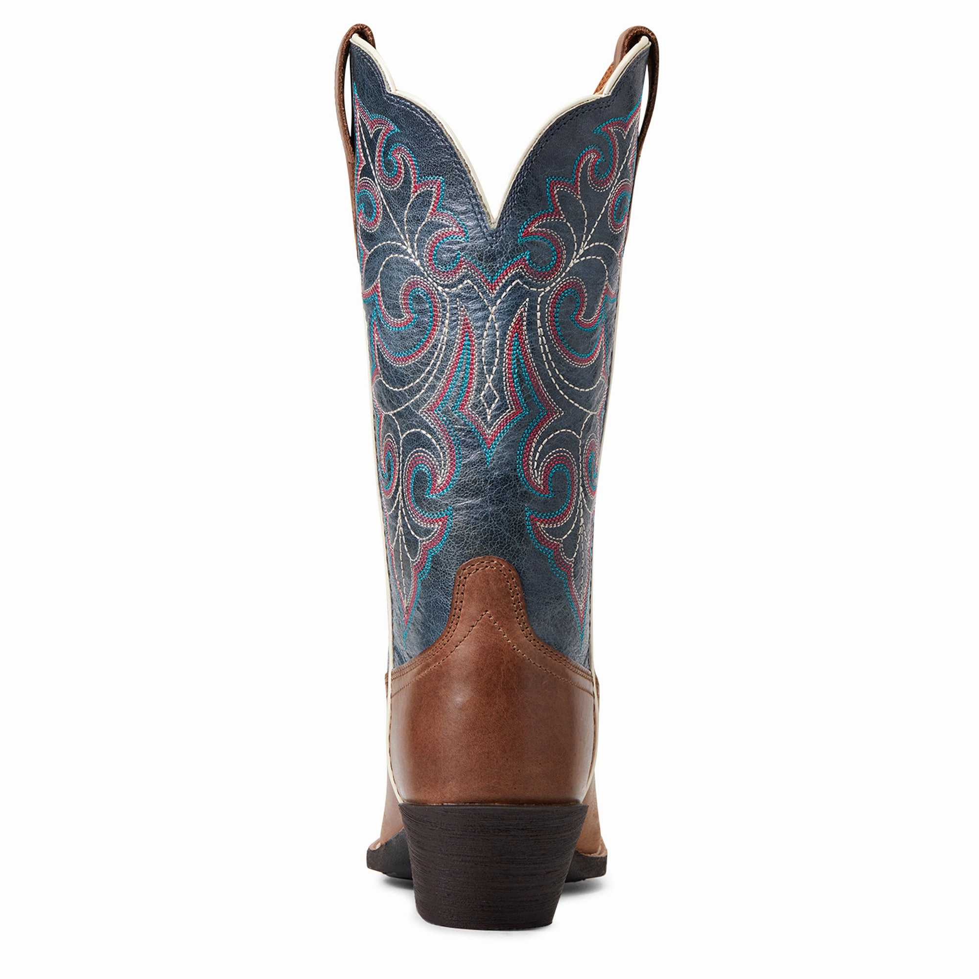Ariat Ladies Round Up Storming Brown Square Toe Boots 10040446 Dry Shod Boots