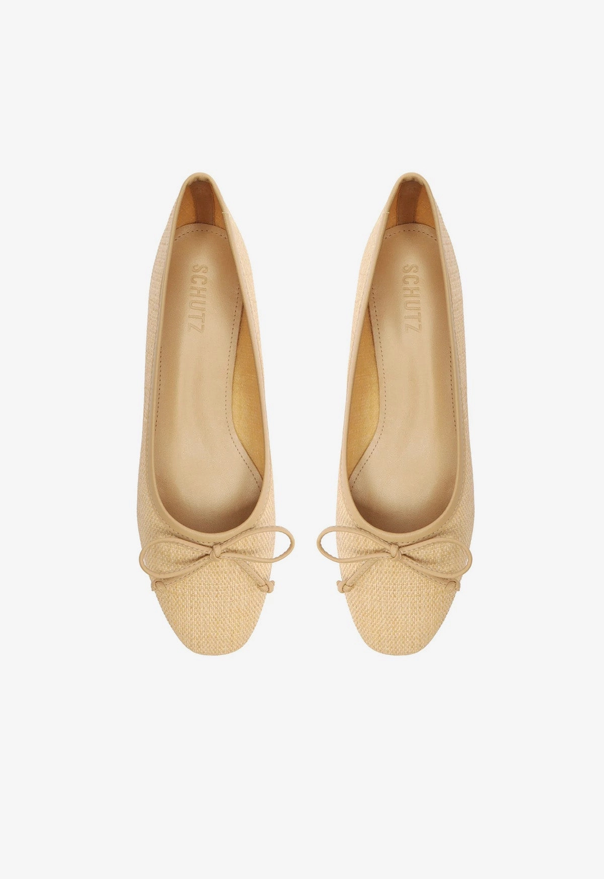 Arissa Straw Flat Flat Footed Shoe