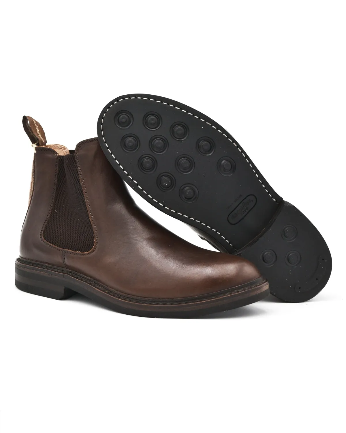 Ego Boots Astorflex Kudoflex Chelsea Boot in Dark Brown Leather