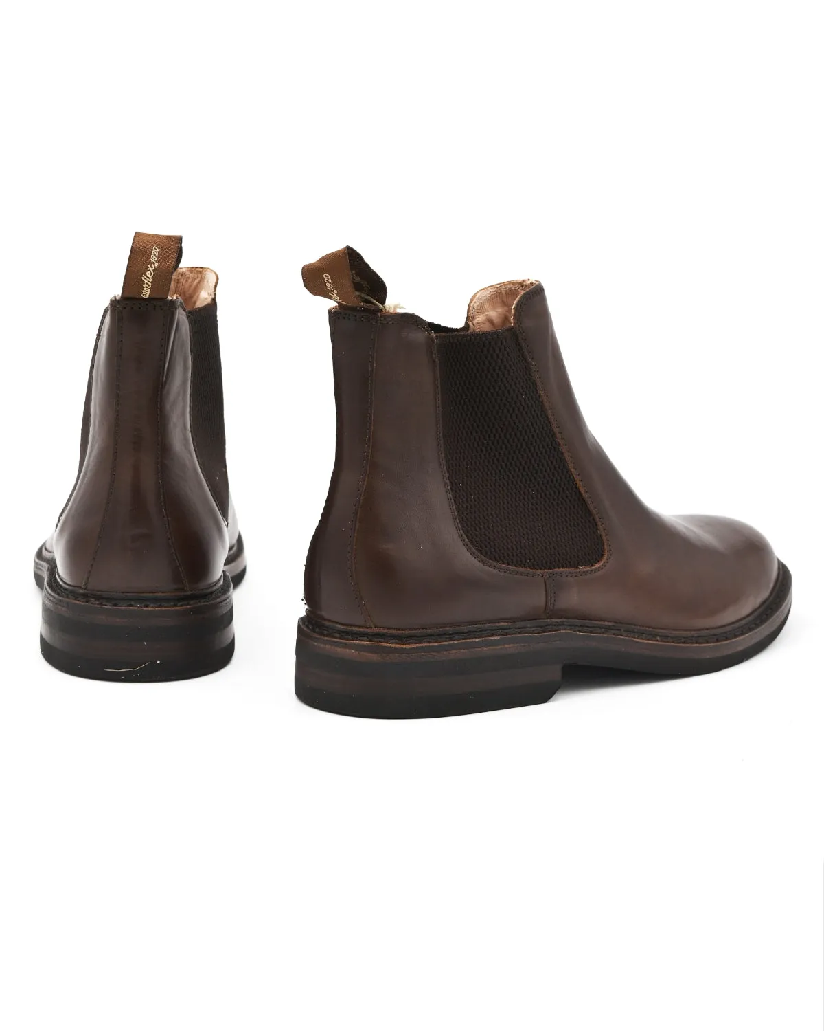 Astorflex Kudoflex Chelsea Boot in Dark Brown Leather Best Steel Toe Safety Boots