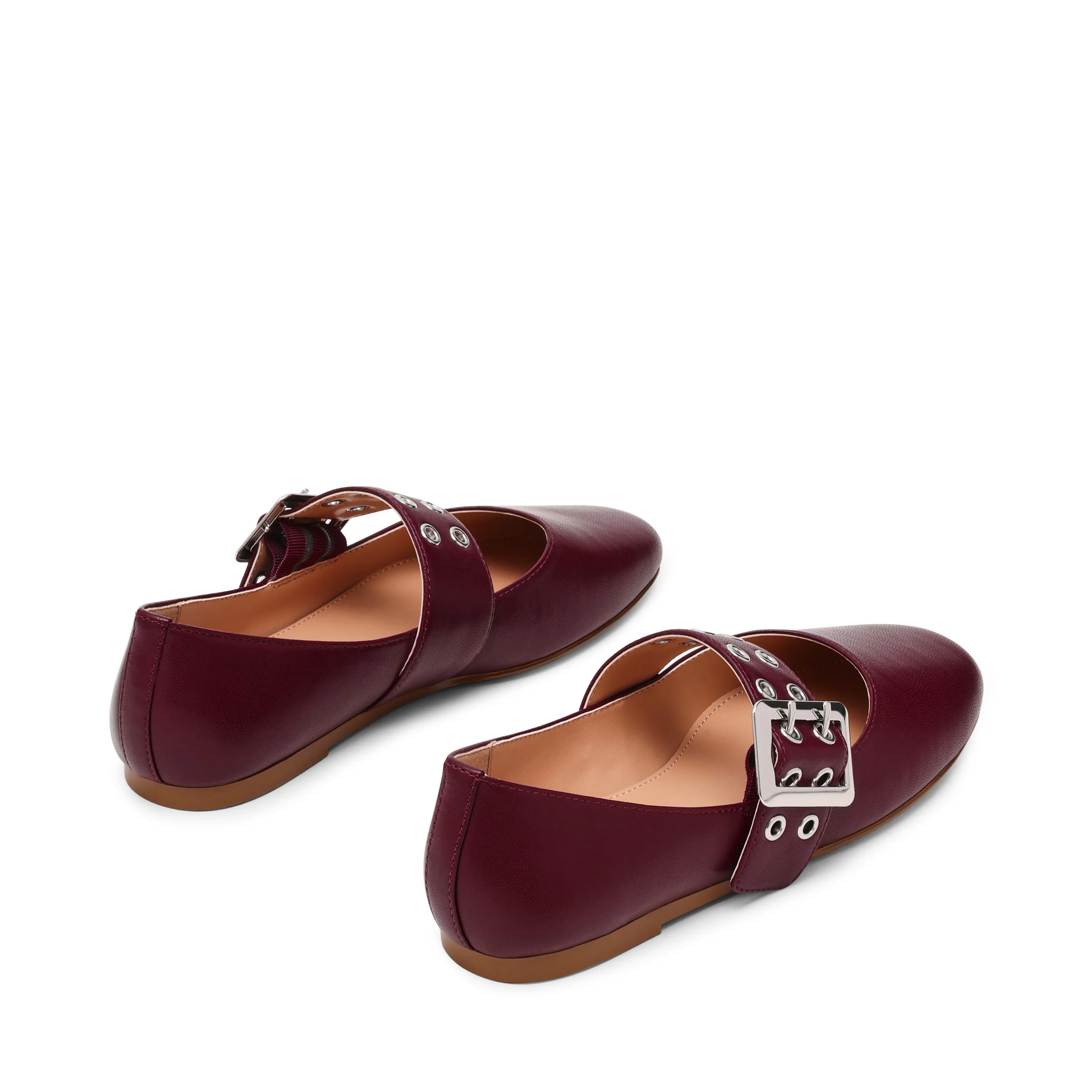 Atlantica Flat Shoe CHERRY LACQ LE For Flat Feet Shoes
