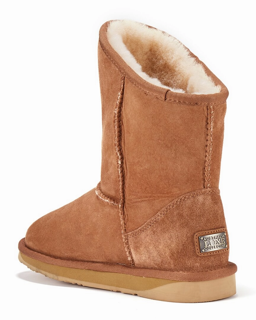Wide Toe Box Boots Australia Luxe Collective Cosy Short Sheepskin Boot