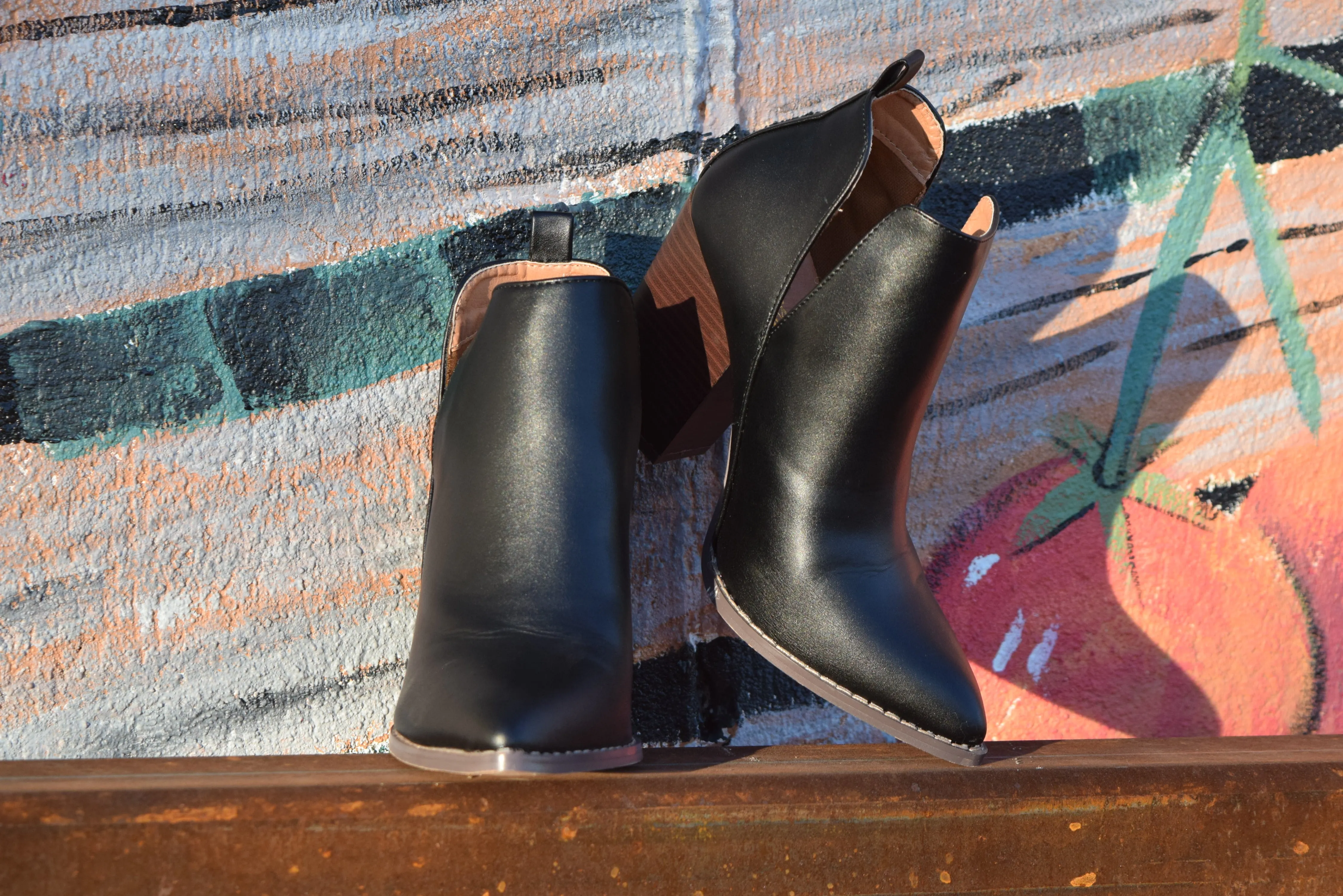 The Aces Black Booties Best Boots Brand