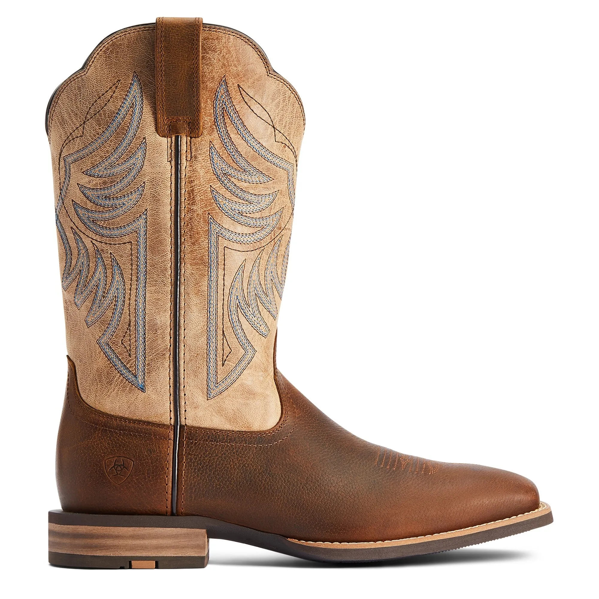Ariat Men's Everlite Blazin Wheat Brown Square Toe Boots 10042436 Cowboy Boots Stores