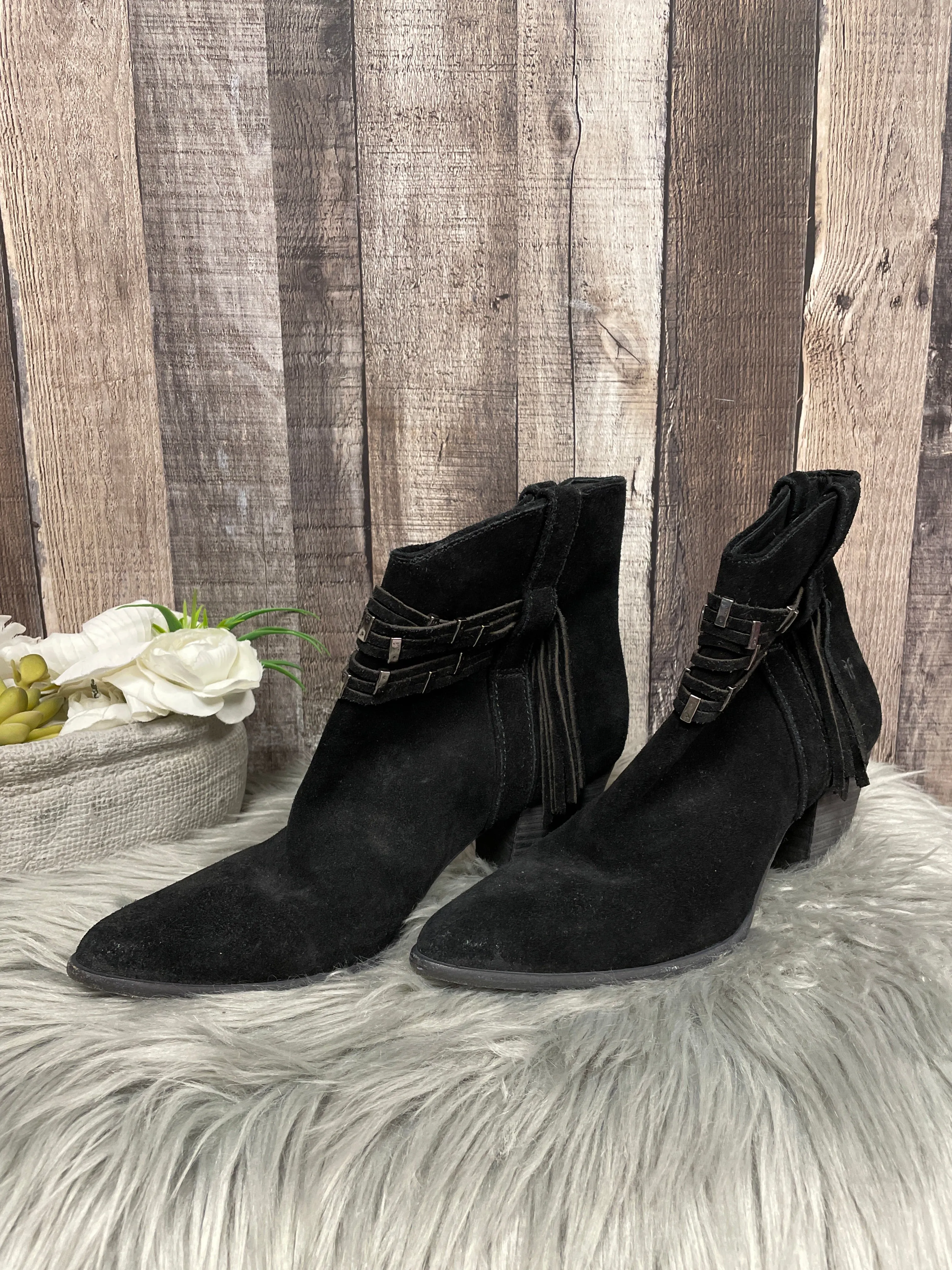 Boots Ankle Heels By Frye  Size: 9.5 Boots With Wide Ankles