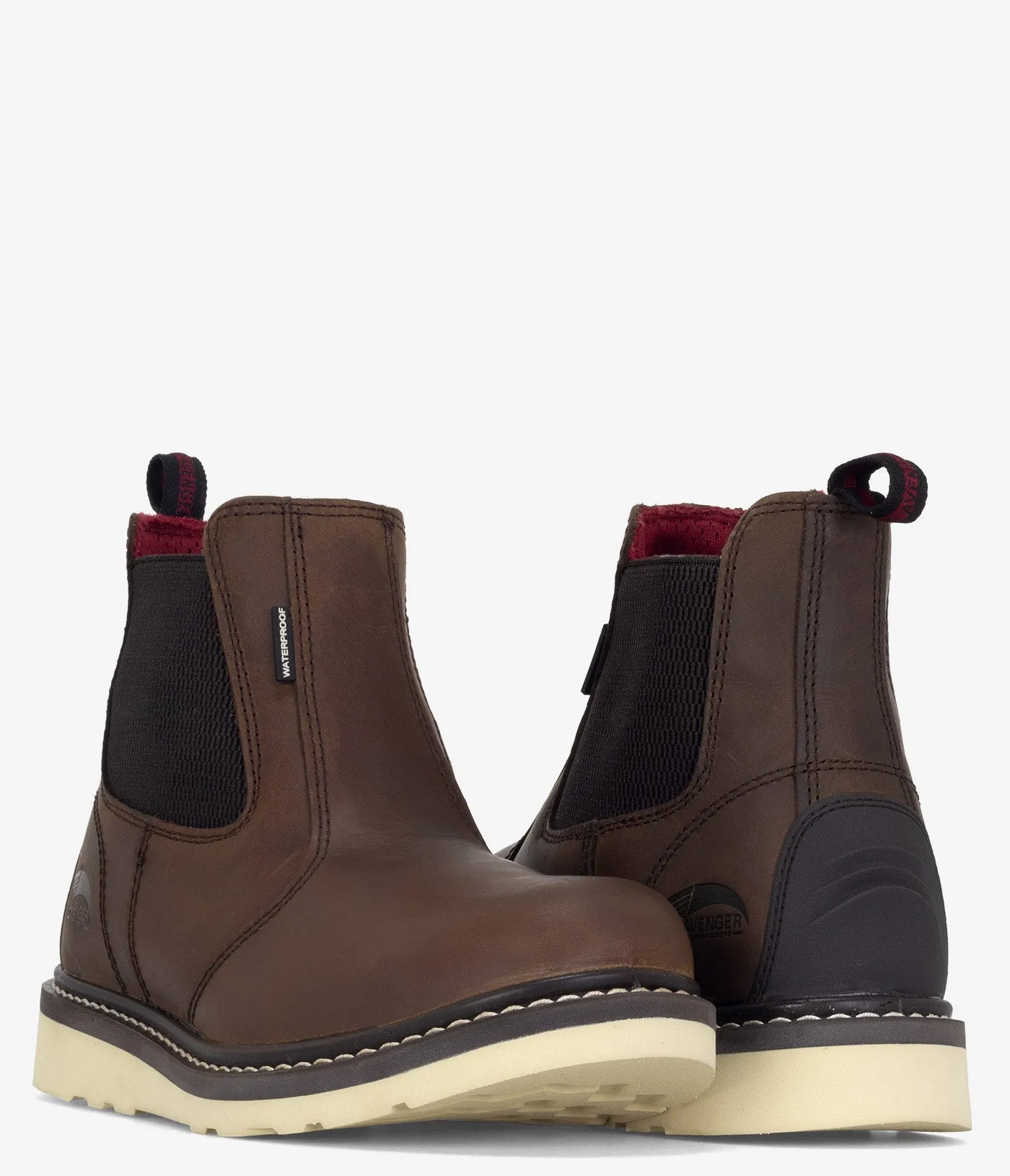 Wide Calf High Knee Boots Avenger 6" Chelsea Wedge Waterproof PR Boot - Men