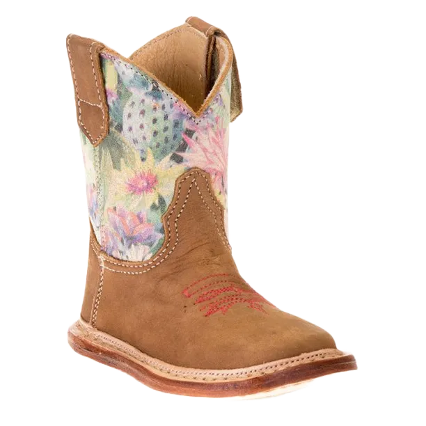 Roper Infants Cowbaby Prickly Cactus Western Boots 09-016-7912-1380 Heeled Knee Boots
