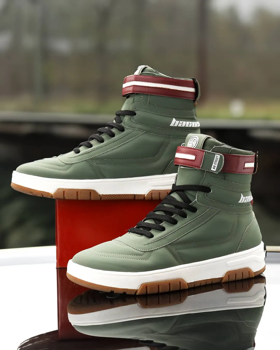 Bacca Bucci SWAGGER High-Top Sneakers Hip Hop Dance Sneakers