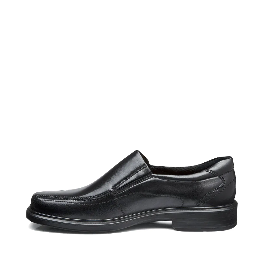 White Checkerboard Slip On Ecco Men's Helsinki Slip On (Black)