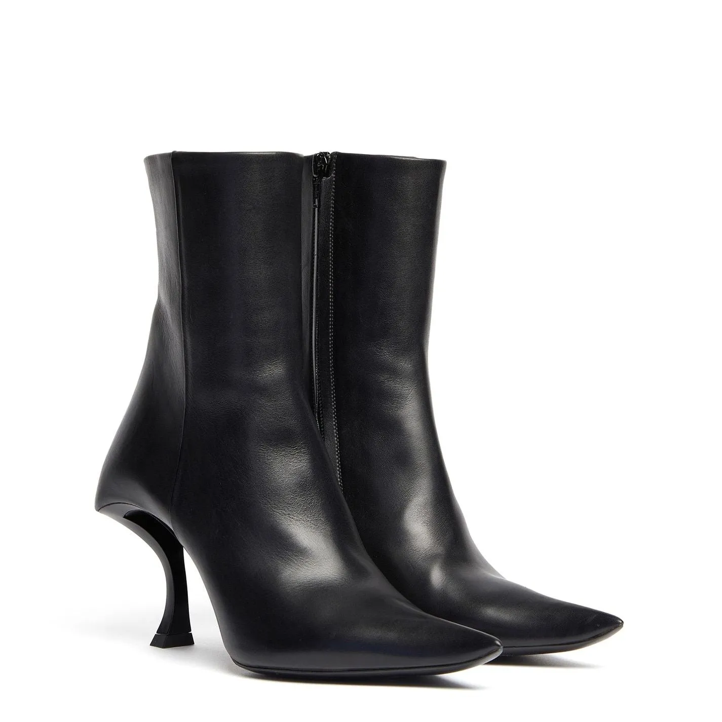 Balenciaga  Hourglass Booties Black WaterProof Boots