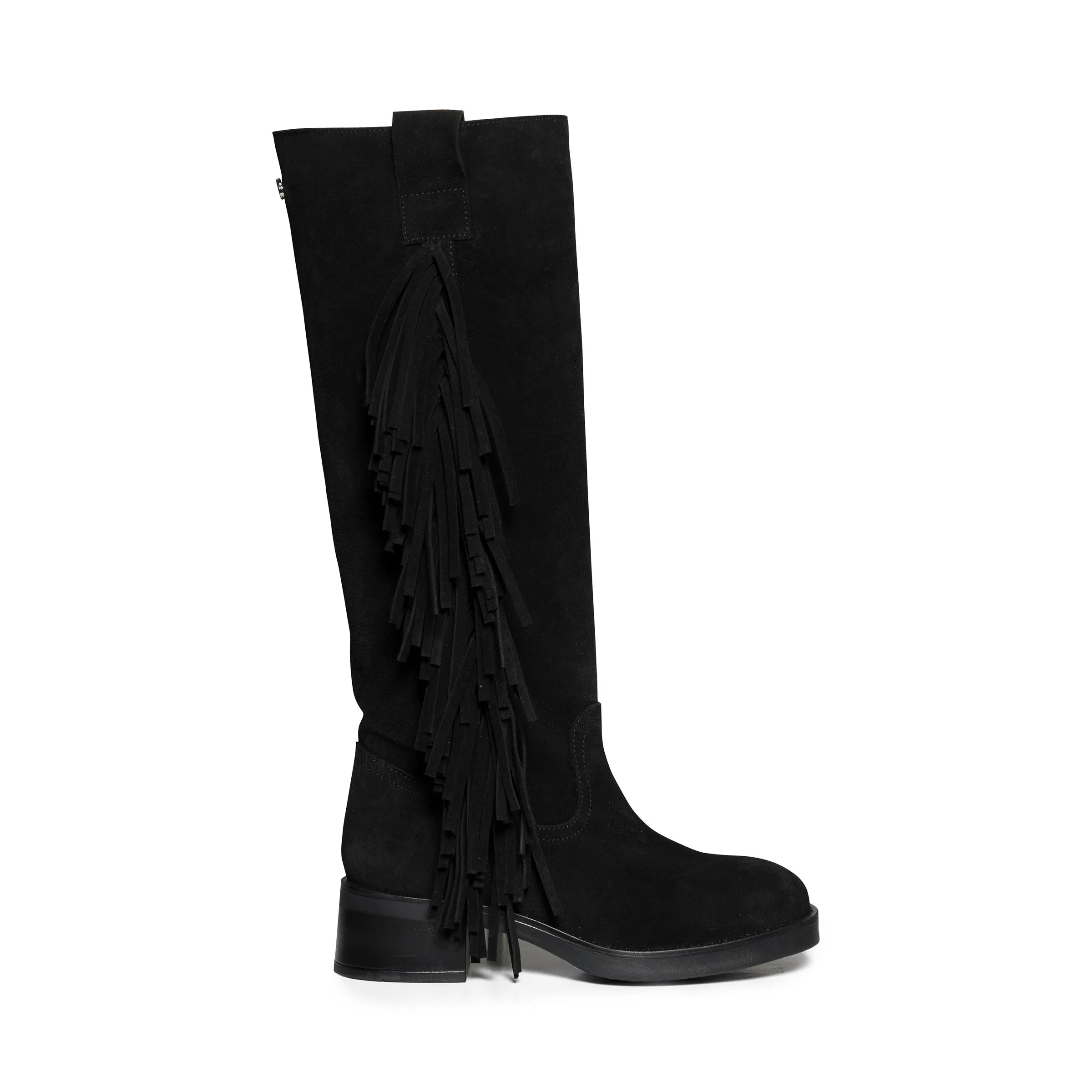 Dress Brown Boots 2024 Banner-F Boot BLACK SUEDE