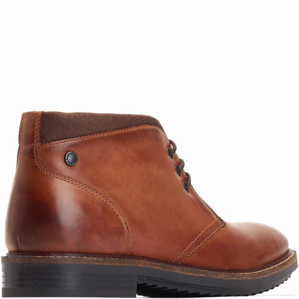 Base London Bartlett Pull Up Boots Ankle Boots Made In Portugal