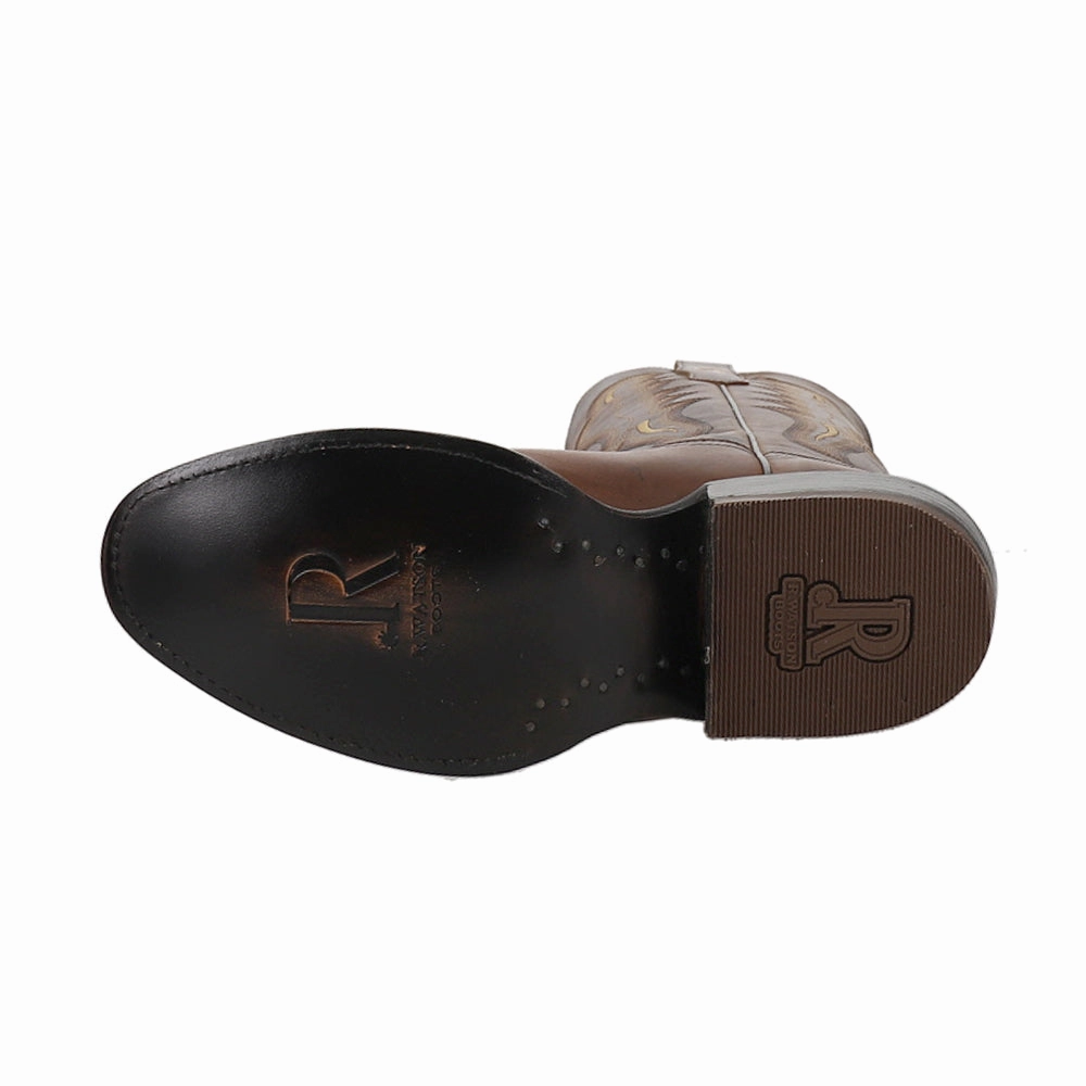 Tacova Boots Bay Apache Embroidered Round Toe Cowboy Boots