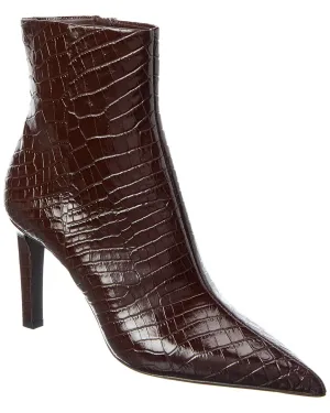 Jimmy Choo Frankie AB 85 Croc-Embossed Leather Bootie Post Malone Boots