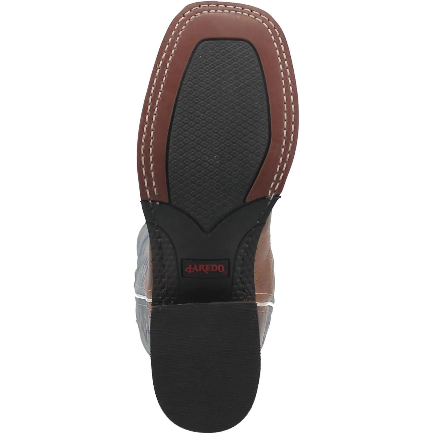 American Worker Boots Laredo Ladies Darla Square Toe Honey Pull On Western Boots 5895