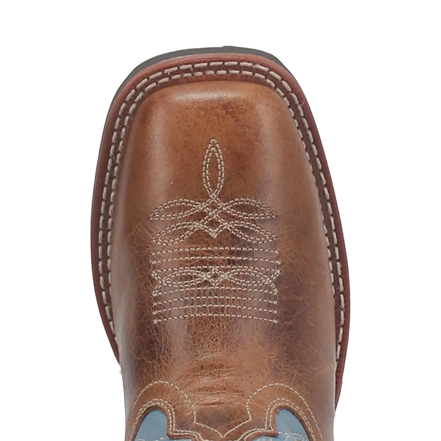 Dog Boots Laredo Ladies Darla Square Toe Honey Pull On Western Boots 5895