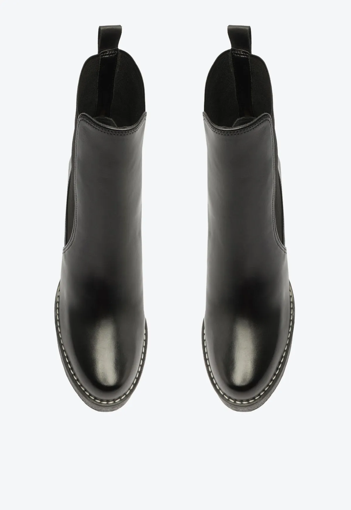 Billie Platform  Leather Bootie Red Dress And Boots