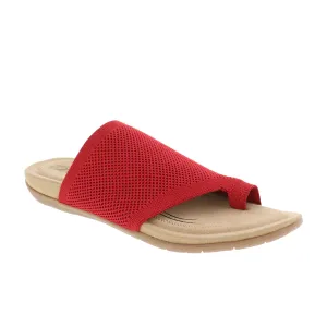 Biza Women's Lavish Red Laceless Slip On