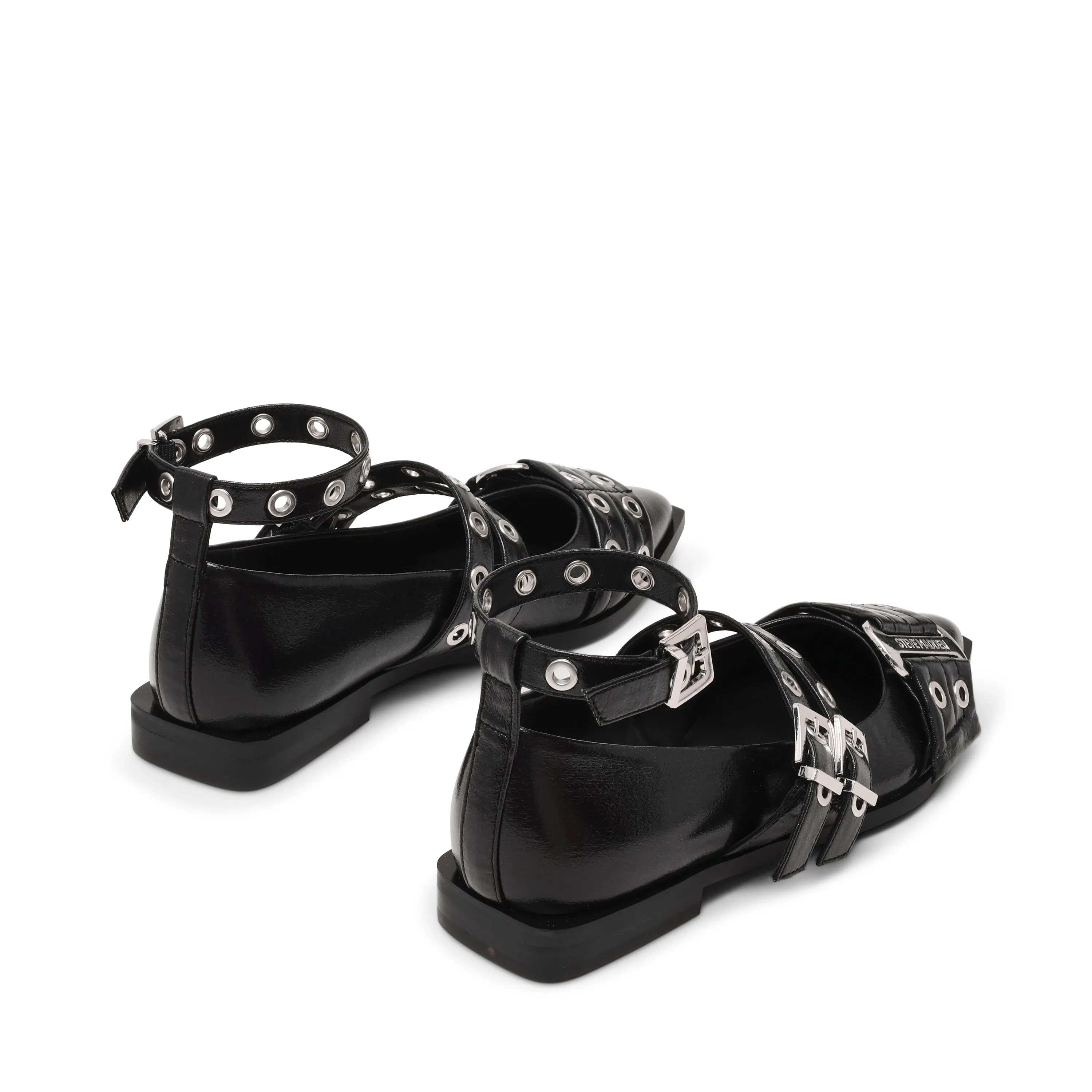 Grander Flat Shoe BLK CRINKLE Flat Pedal Bike Shoe