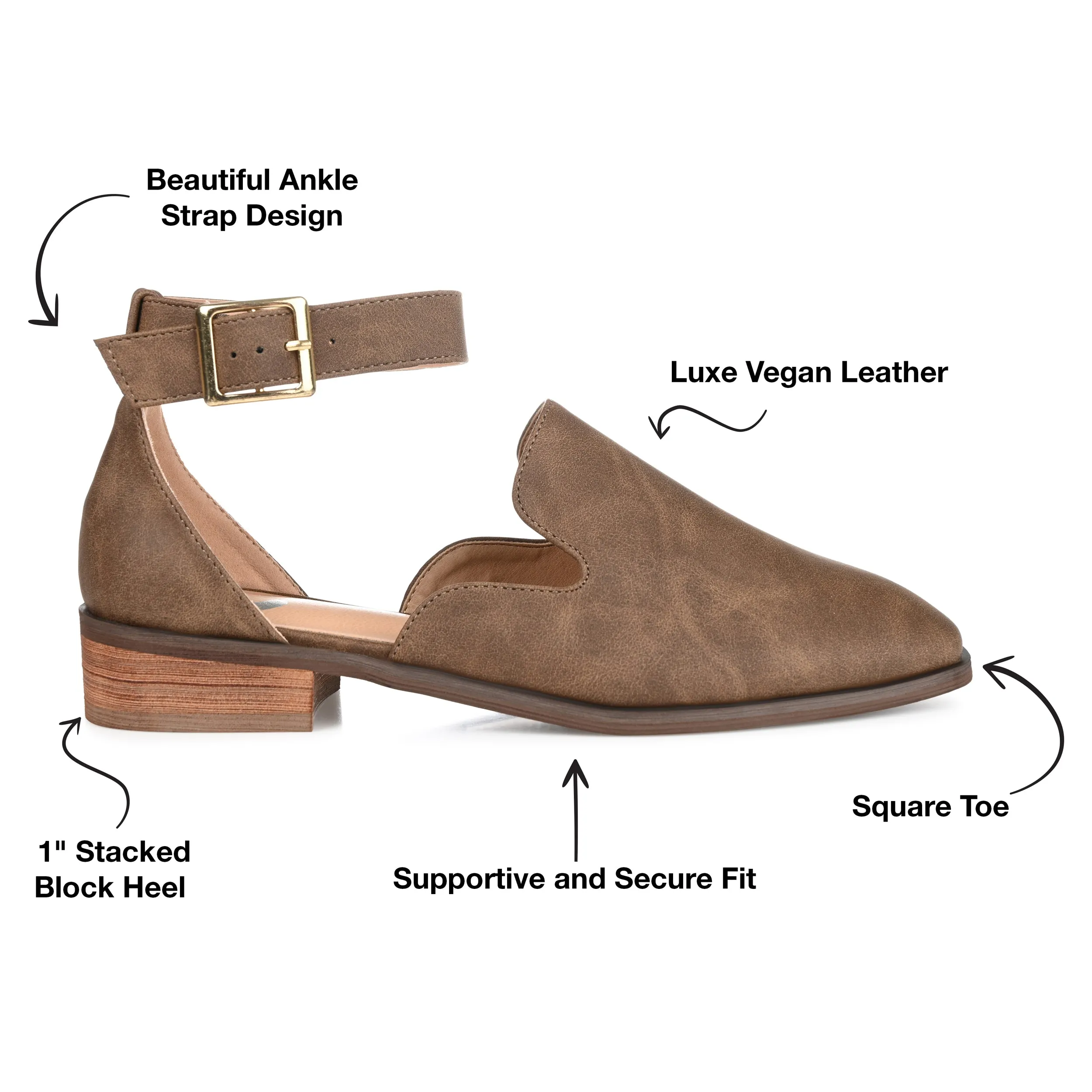 Journee Collection Women's Wide Width Loreta Flat