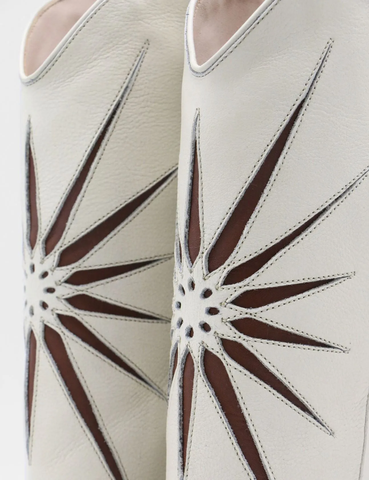 Ice Climbing Boots Moonrise western cowboy boots in off white leather womens shoes