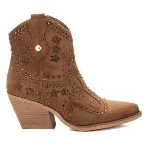 Women's Italian Western Suede Booties By XTI Artic Boots