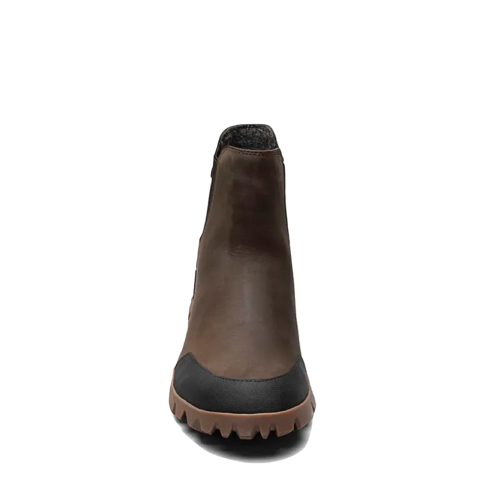 Suit And Chelsea Boots Bogs Men's Arcata Urban Pull On Waterproof Chelsea Boot in Chocolate