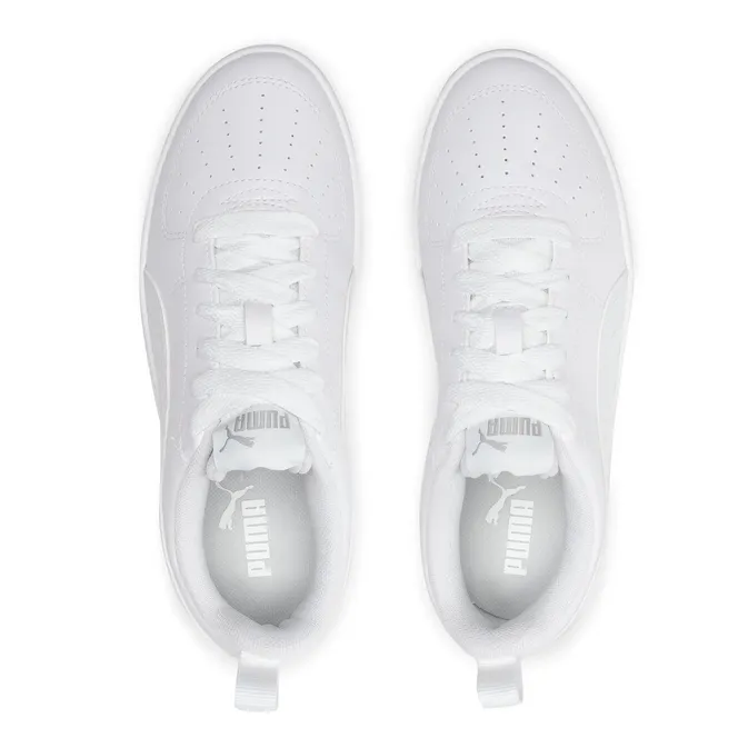 Twinkle Toes Sneakers Puma scarpa Sneakers da ragazzo con laccio Rickie Jr 384311 01 bianco-grigio