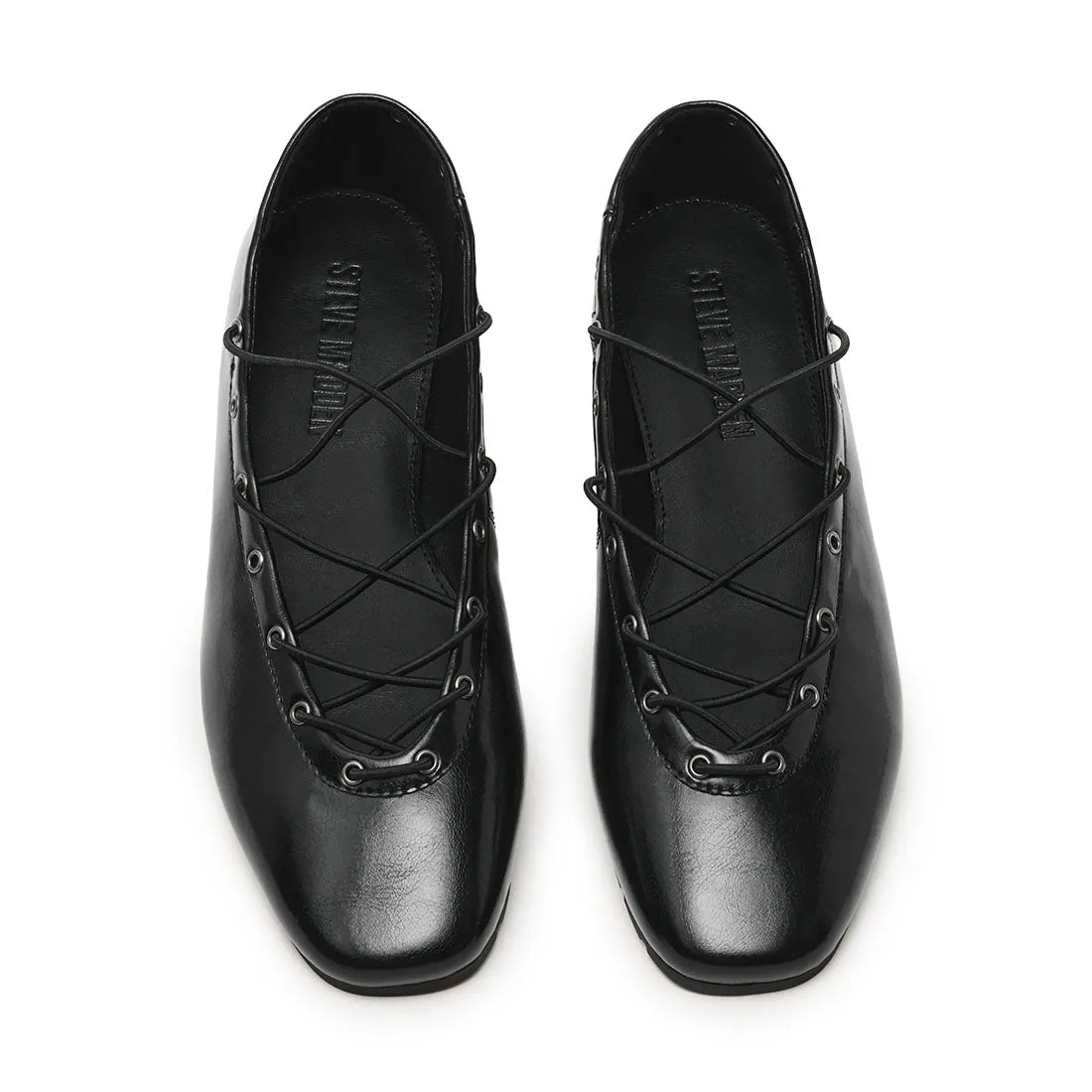 Type Of Running Shoes For Flat Feet Pointe Flat Shoe BLACK