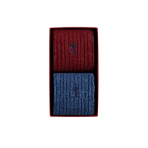 Roofers Boots Boot Socks - 2 Pair Gift Box - Mixed