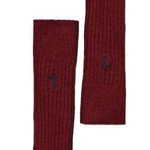 Boot Socks - Dark Red Comp Boots