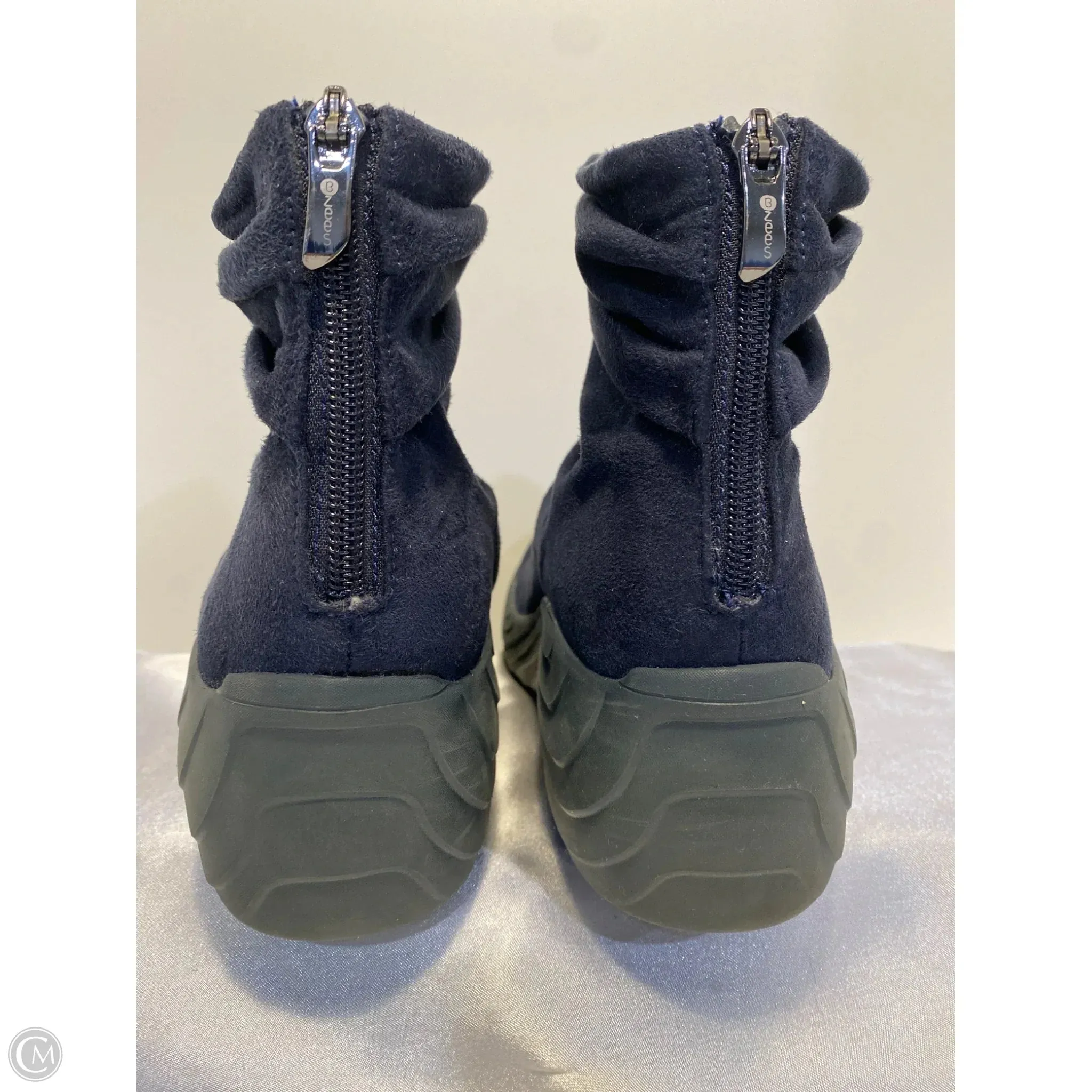 Boots Ankle Flats By Bzees In Blue, Size: 9 Exotic Ankle Boots