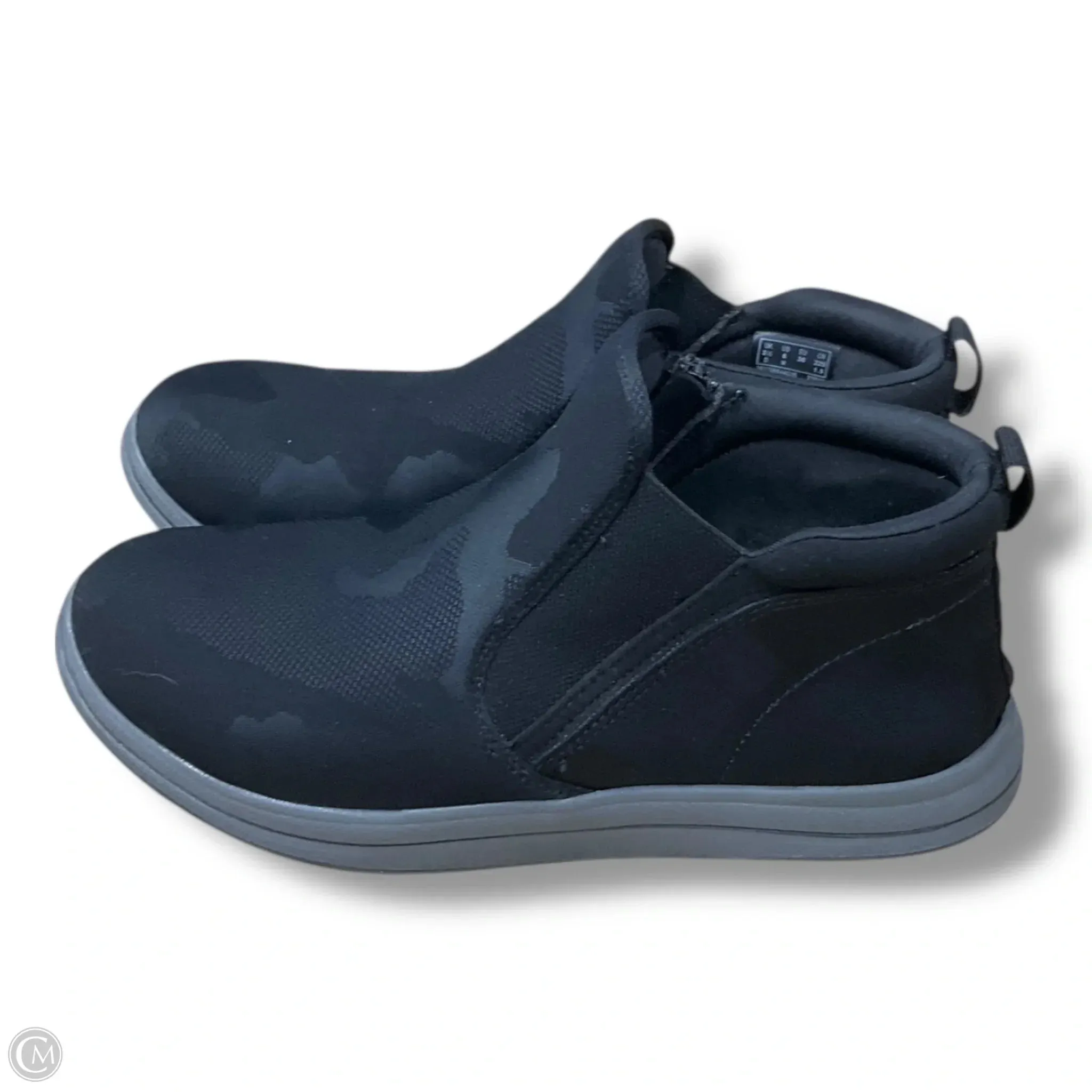 Boots Ankle Flats By Clarks In Black, Size: 6 Ankle Boots With Slits On The Side