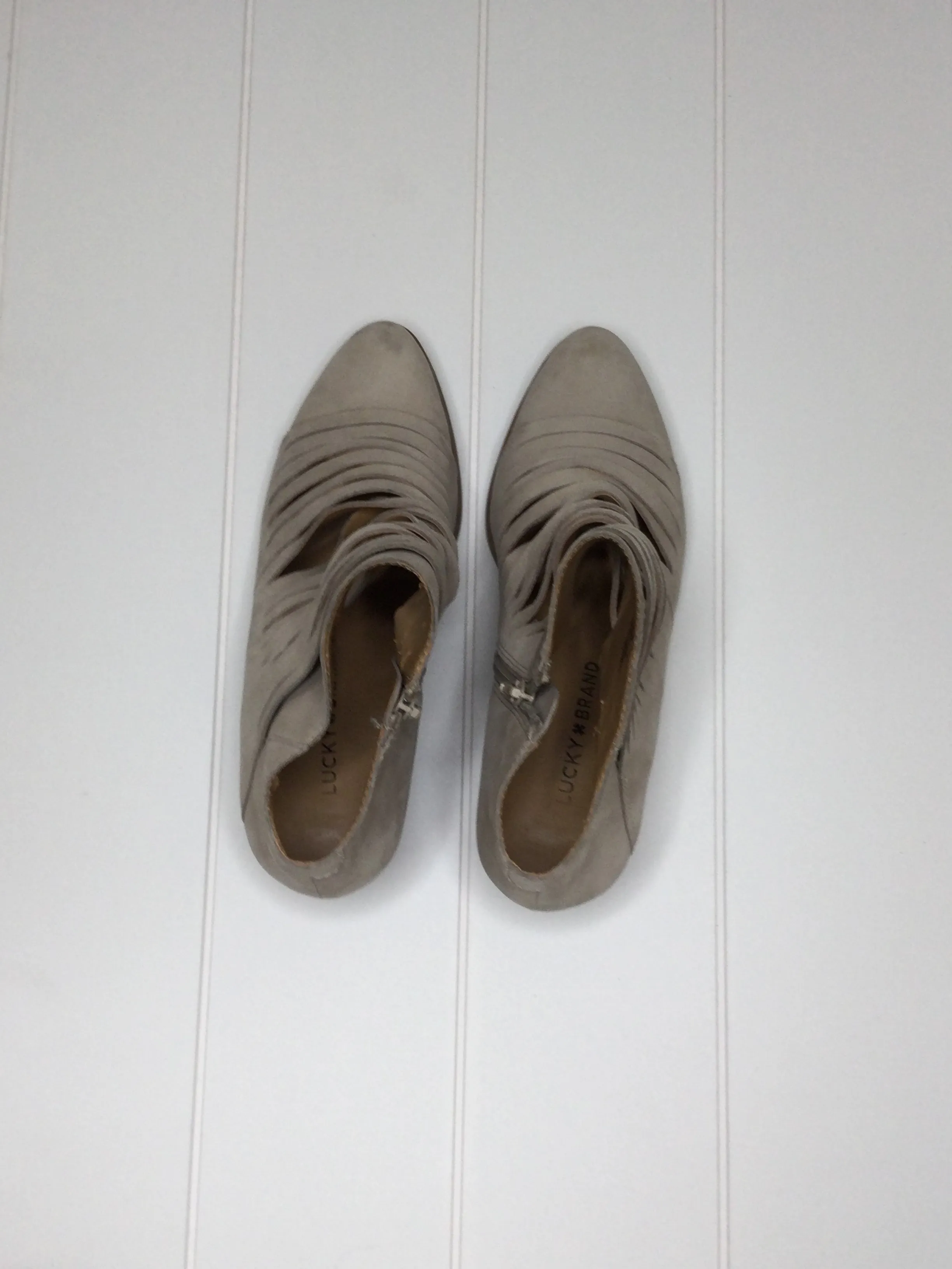 Lace Up Combat Boots Boots Ankle Flats By Lucky Brand  Size: 8