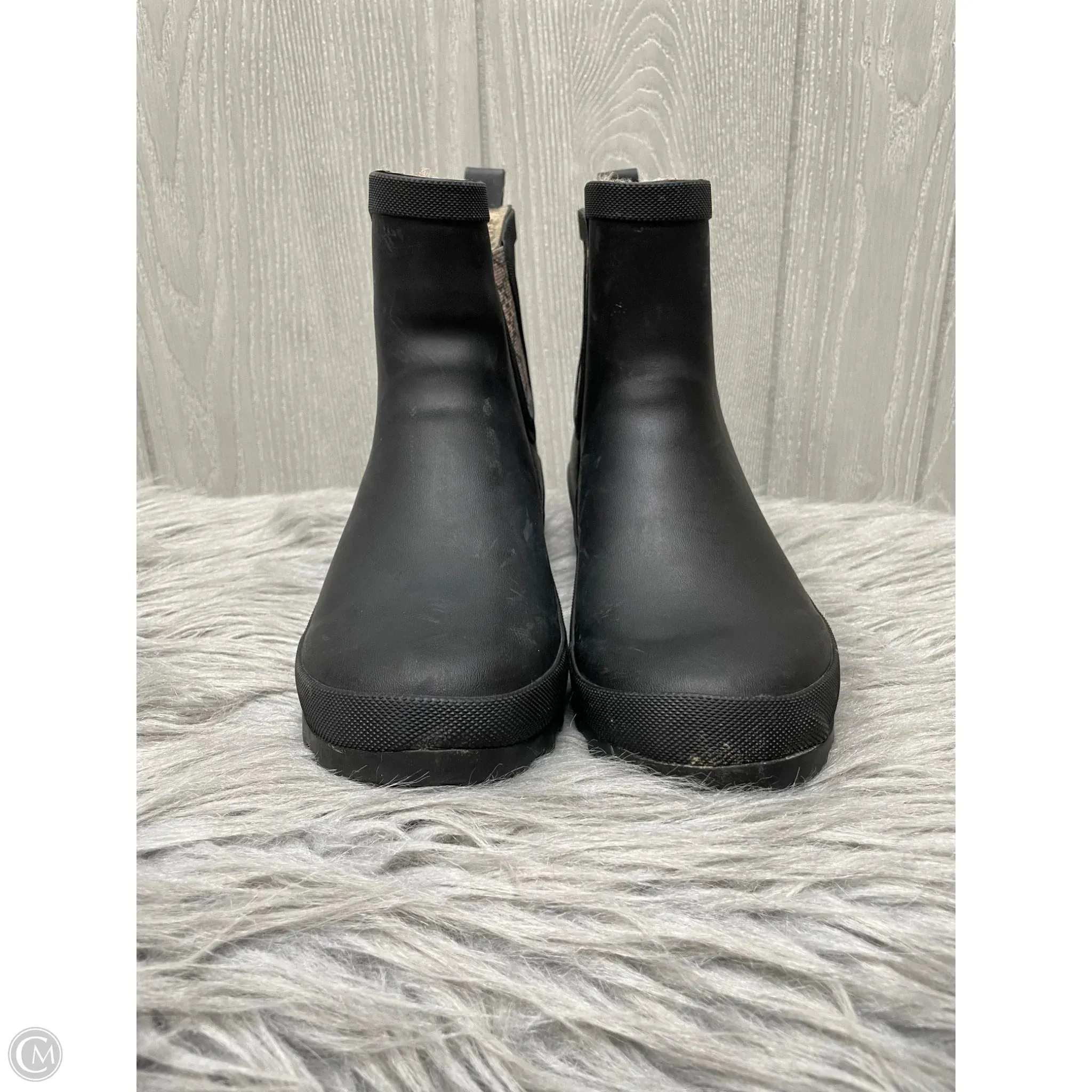 Stiletto Leather Ankle Boots Boots Ankle Flats By Serra In Black, Size: 7