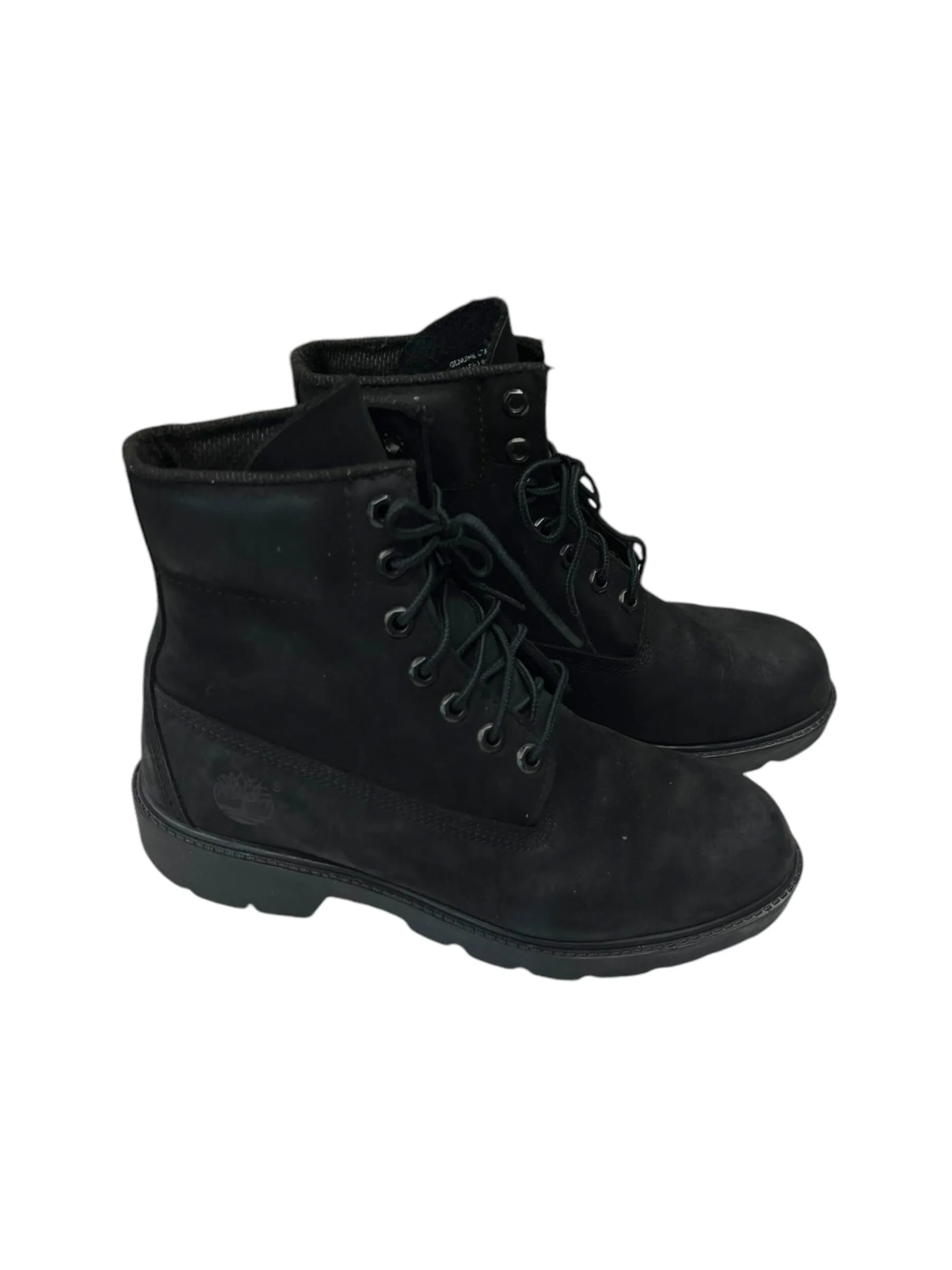 Skin Tight Ankle Boots Boots Ankle Flats By Timberland In Black, Size: 7