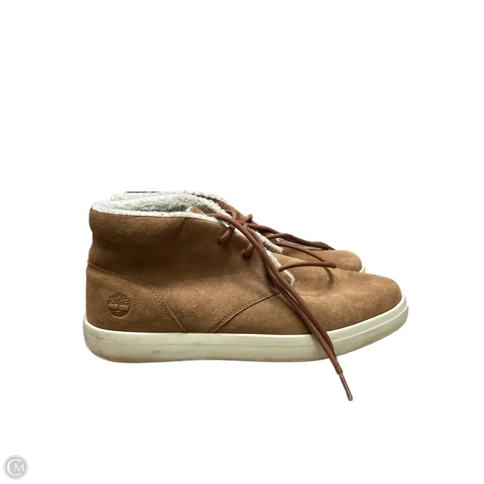 Boots Ankle Flats By Timberland In Tan, Size: 9 Platform Ankle Boots Heels